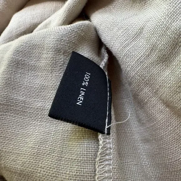 Sol Sister Linen Cream V-Neck Jumpsuit - Picture 10 of 10